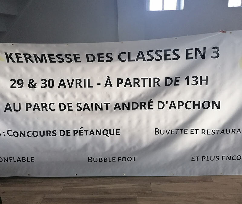 Impression bâche classes